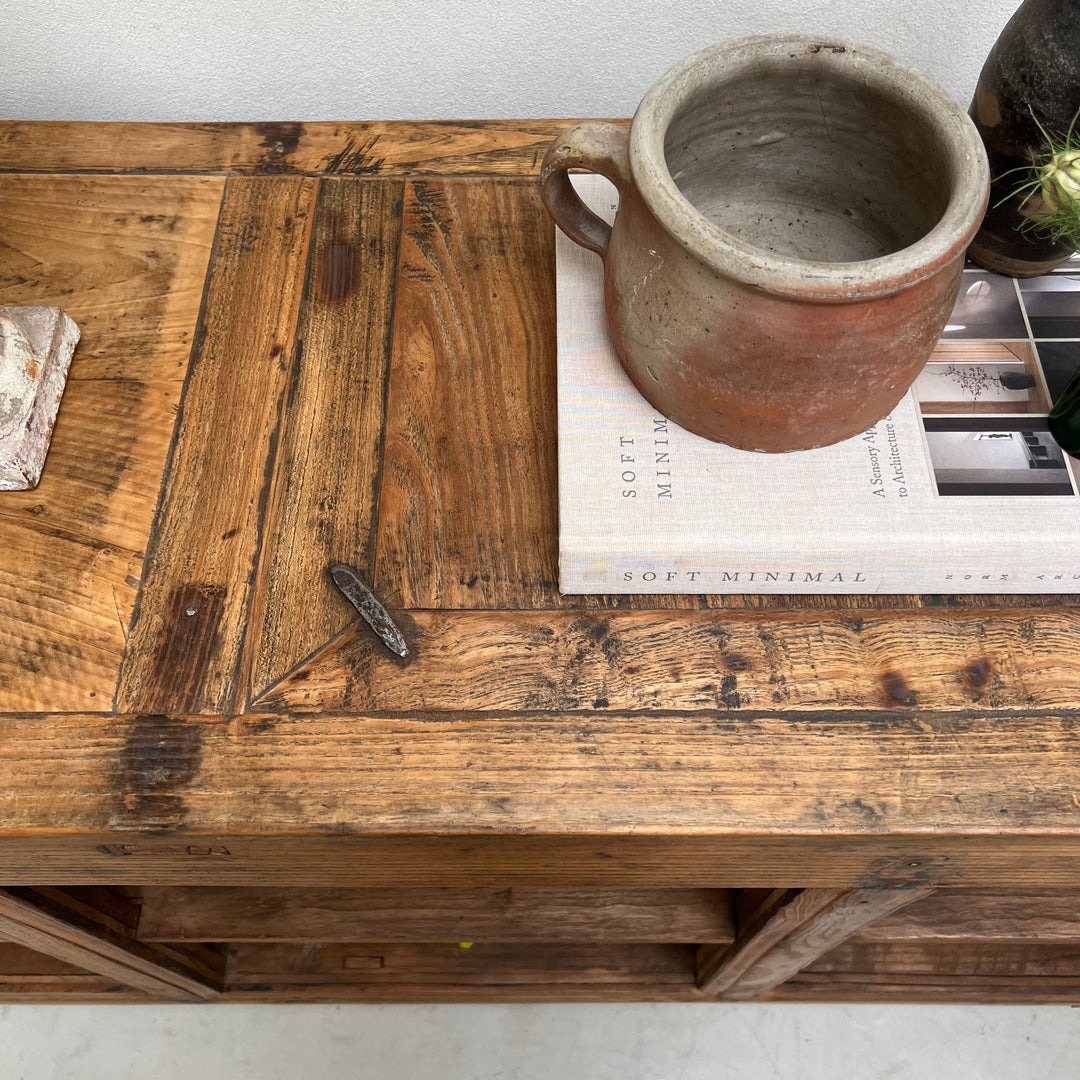 Large Antique Rustic Shop Counter | Jasper