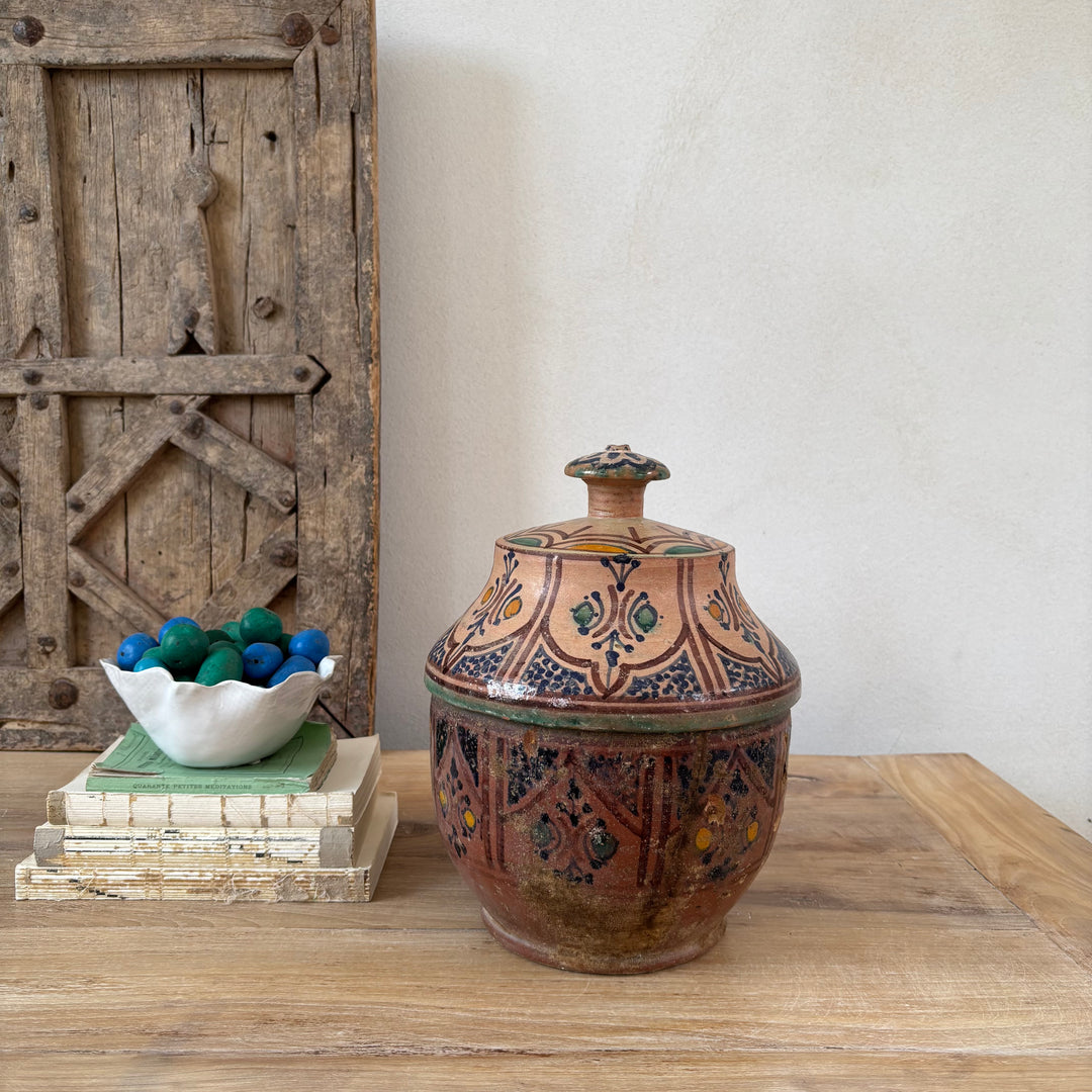 Antique Moroccan Safi Jubbaha Pot | Zaman