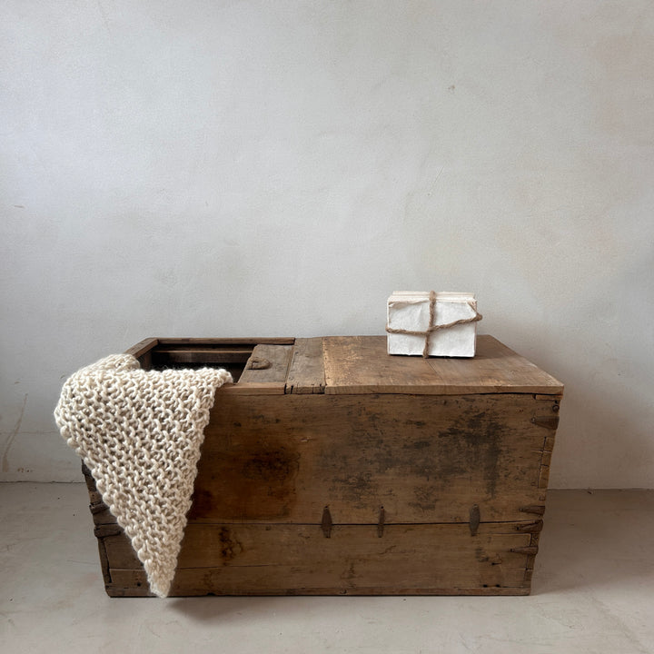 Antique Teak Blanket Box | Ezra