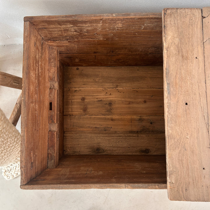 Antique Teak Blanket Box | Edward