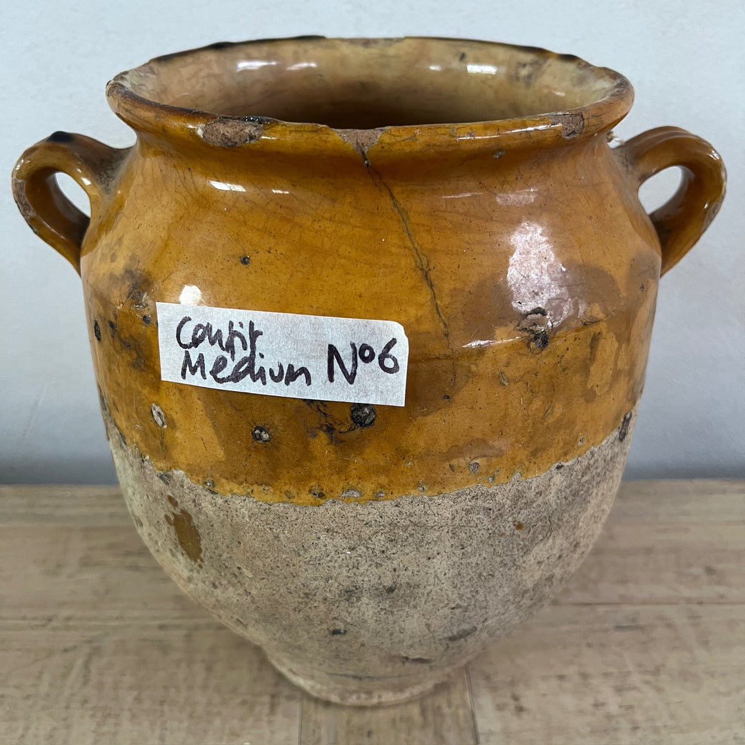 Antique French Confit Pot | Medium