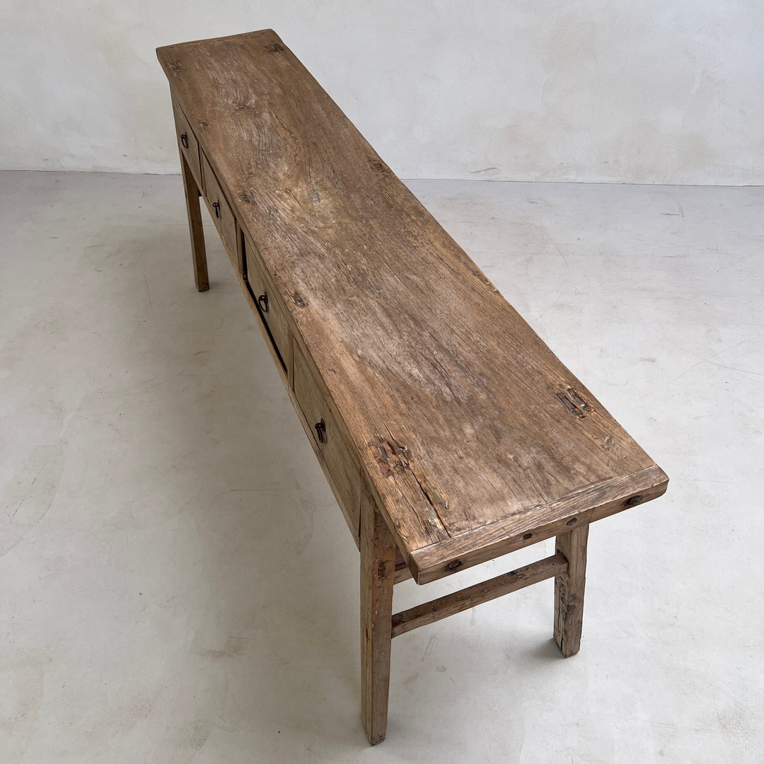 Antique Elm Console Table | Hattie