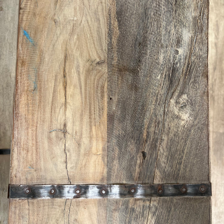 Reclaimed White Washed Benches