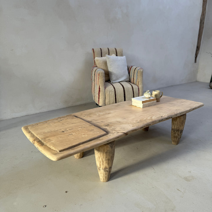 Antique Pale wood Naga Coffee Table