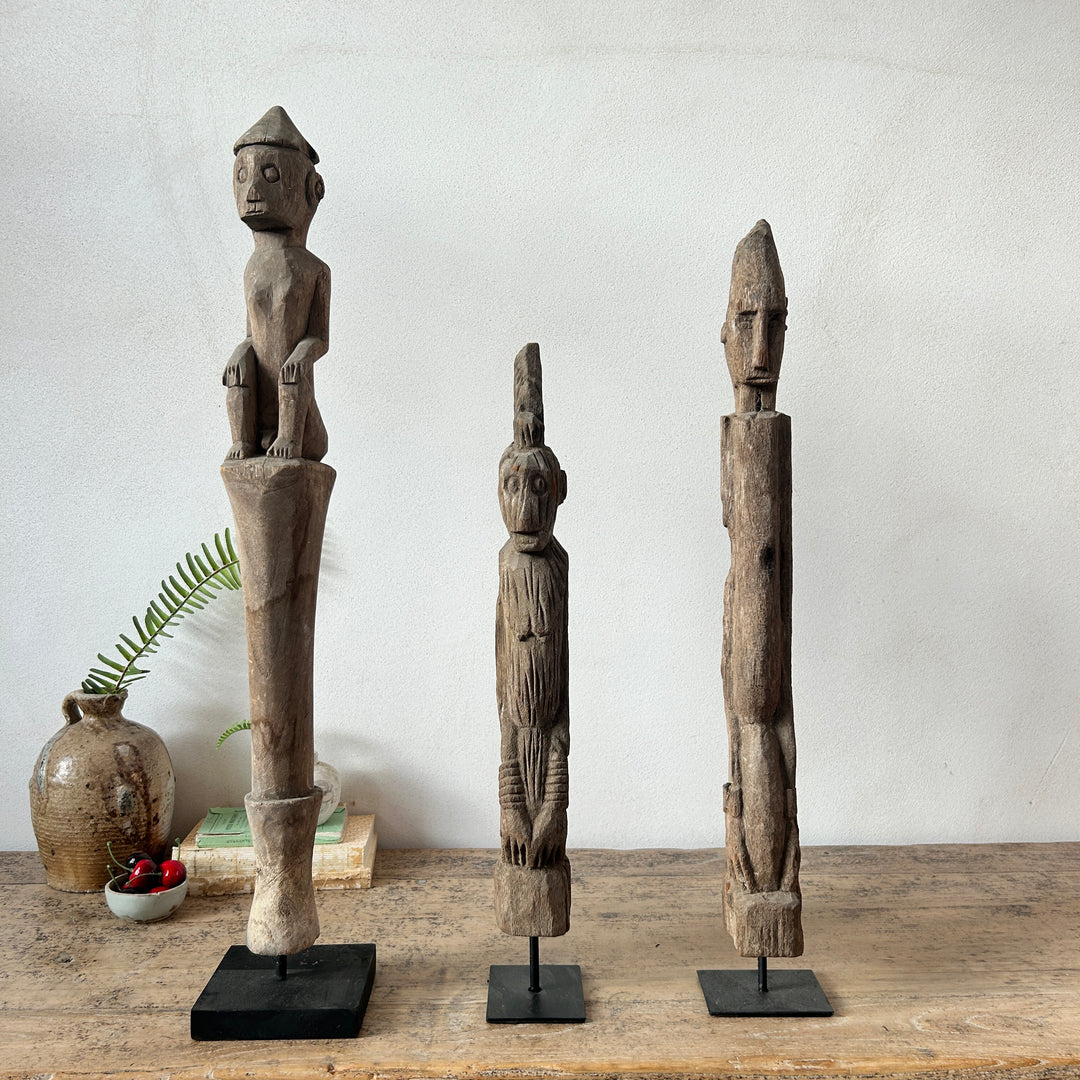 Antique Wooden Monkey Statues | Dewani