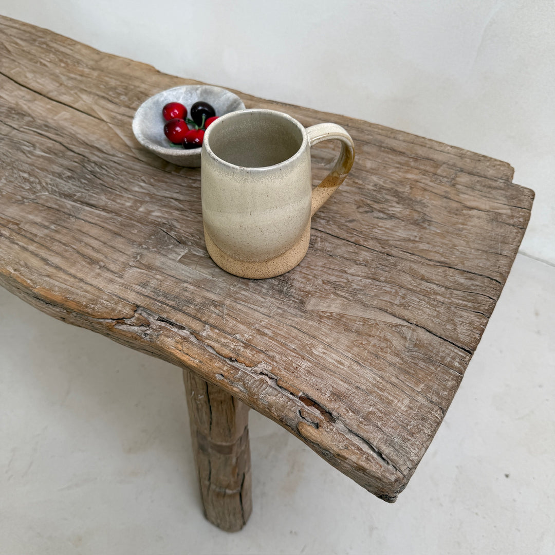 Antique Rustic Bench Caspar