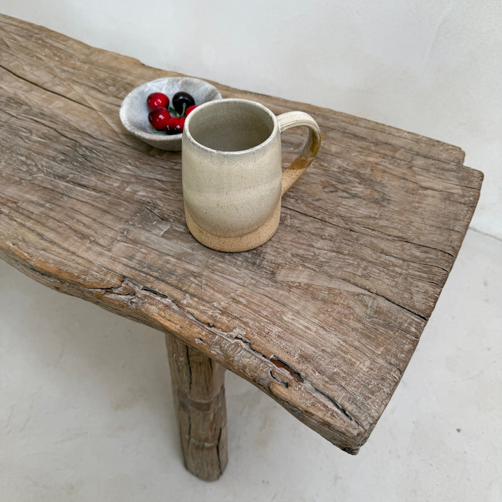 Antique Rustic Bench Caspar