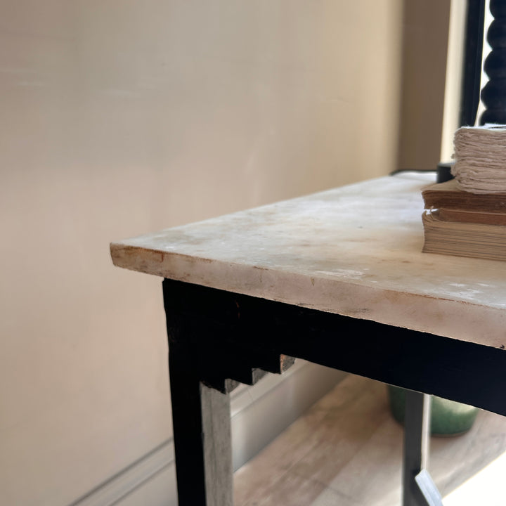Original Vintage Marble Top Side Table | Petra