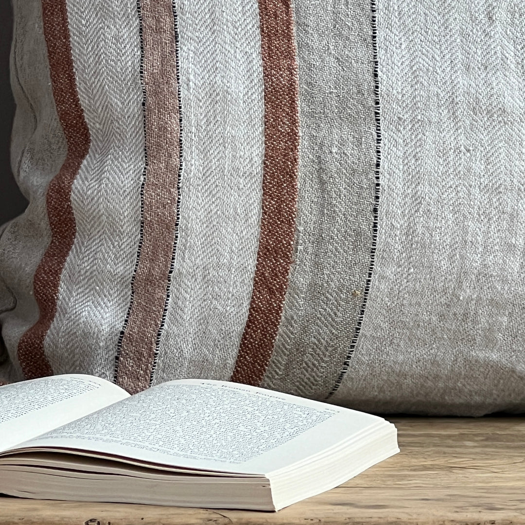 Malmo Stripe Linen Cushion