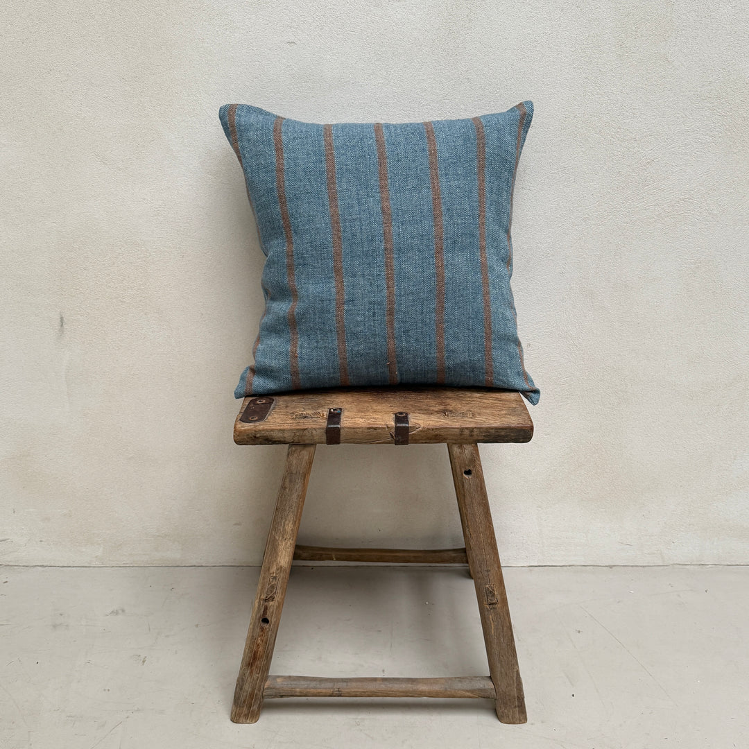 Linen cushion wide stripe | 50x50 Melvin