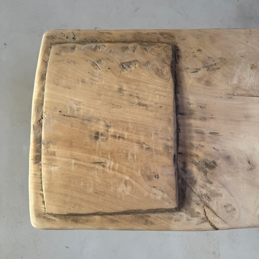Antique Pale wood Naga Coffee Table