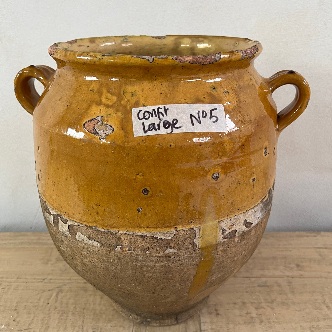 Antique French Confit Pot | Large