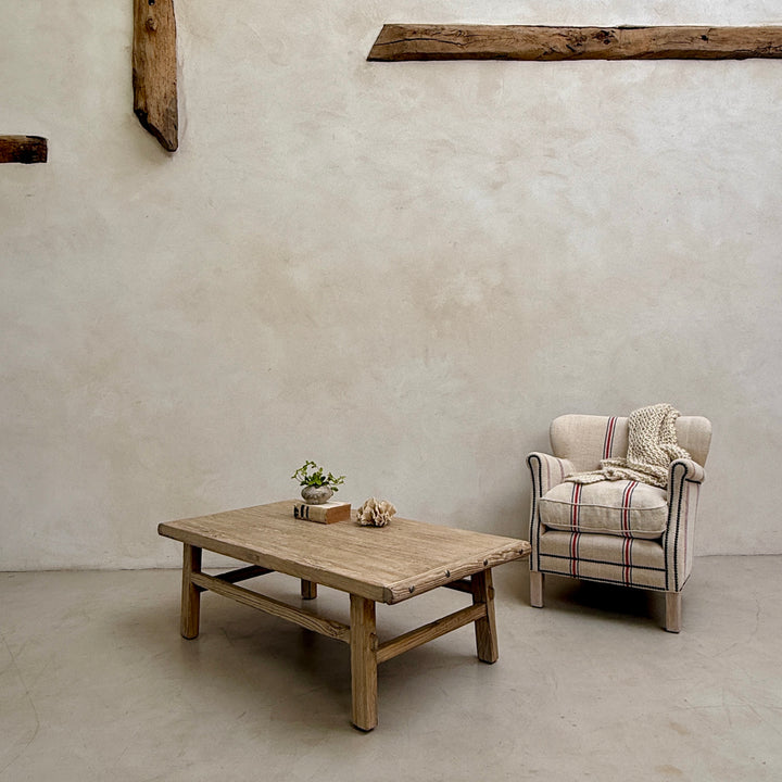 Reclaimed coffee table pale wood | Cotswolds