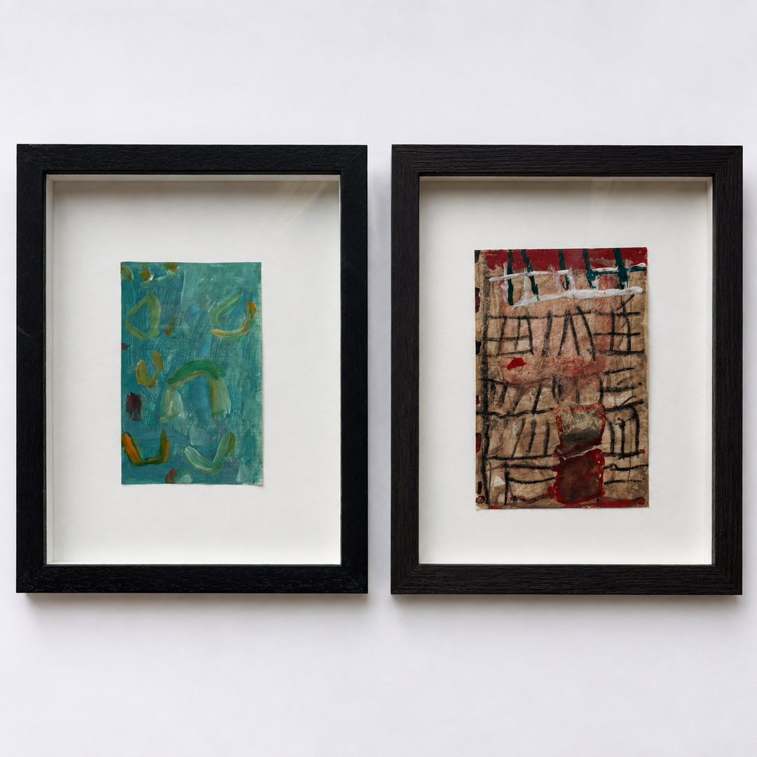 Framed Abstract Art | Doreen Heaton Artist | 34x27cm