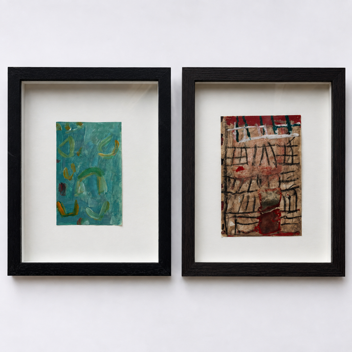 Framed Abstract Art | Doreen Heaton Artist | 34x27cm