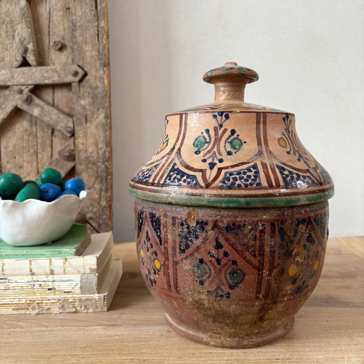 Antique Moroccan Safi Jubbaha Pot | Zaman