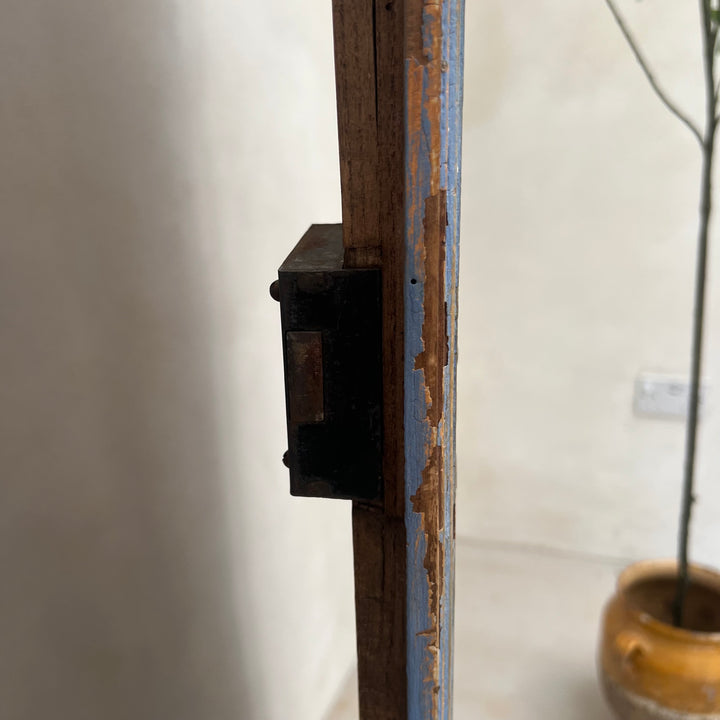 Antique french blue decorative double doors