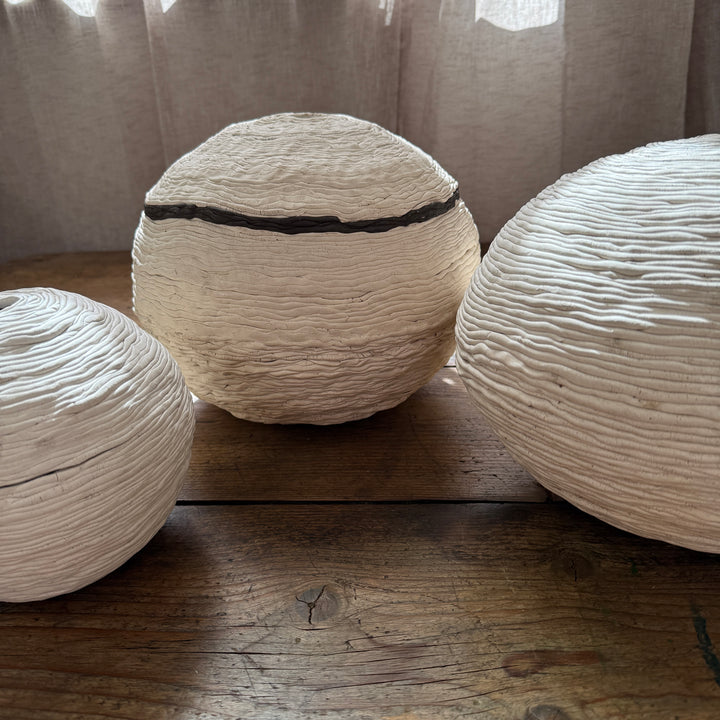 Hand-Formed South African Sculptural Ceramic Vessels