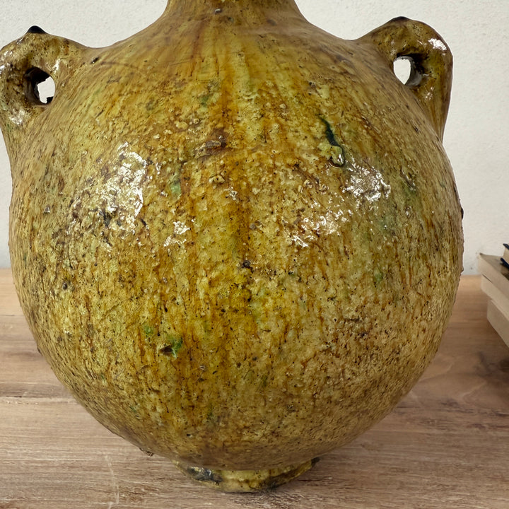 Large Yellow Tamegroute Vase