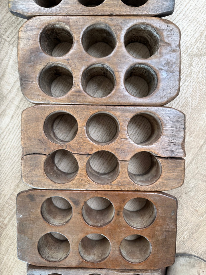 Antique Indonesian Teak Sugar Mould | Primitive Wooden Object