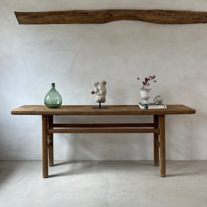 Antique Elm Console Table | Tamara