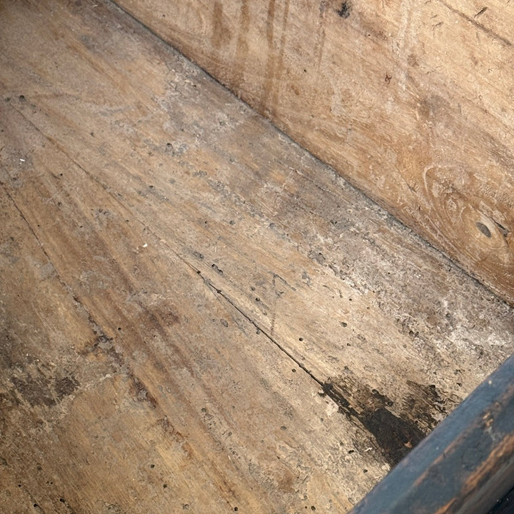 Antique Dark Wood Blanket Box | Toby