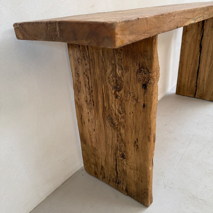 Rustic Reclaimed Wood St Ives Console Dark