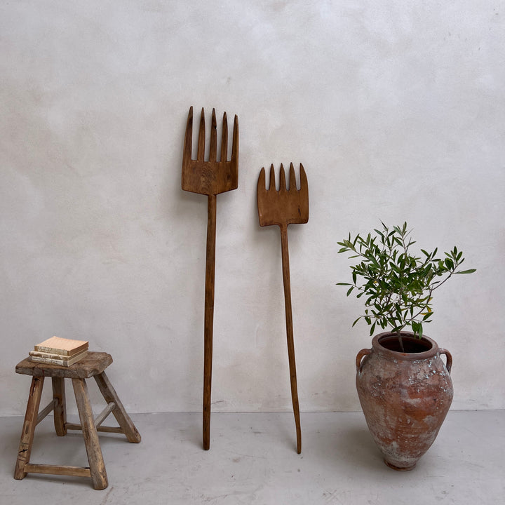 Antique Wooden Pitchforks