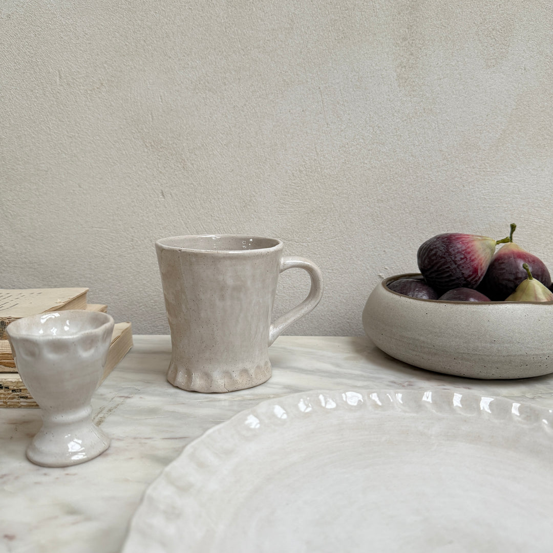Hand made small plate white | Florence