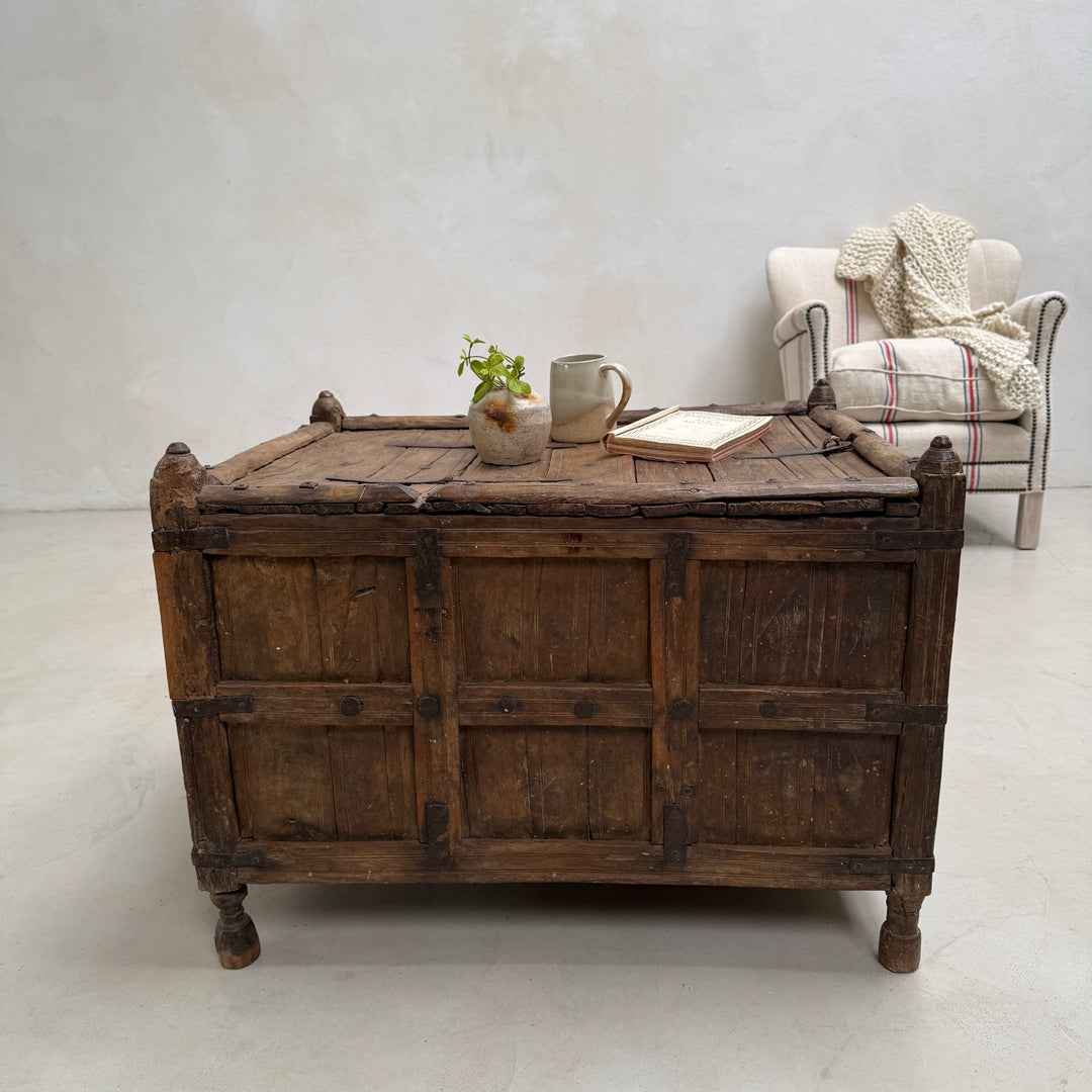 Ancient Wooden Merchants Chest | Wittering
