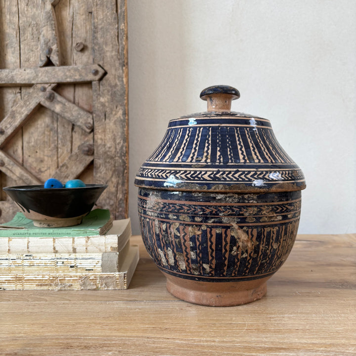 Antique Moroccan Safi Jubbaha Pot | Menna