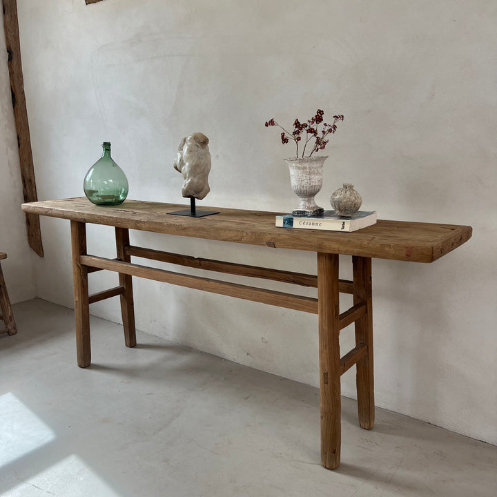 Antique Elm Console Table | Tamara
