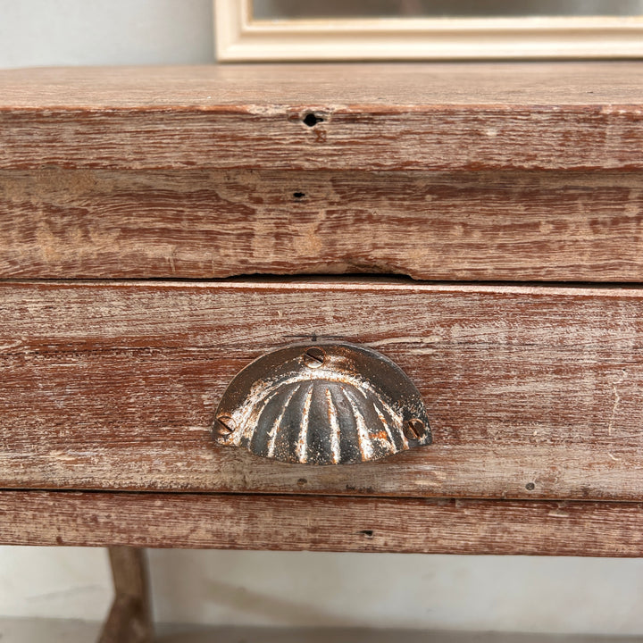 Vintage Whitewashed Teak Dressing Table | Yasmin