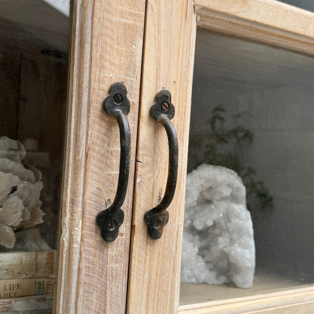 Reclaimed Whitewashed Glazed Cabinet | Solid Wood Dresser Willow