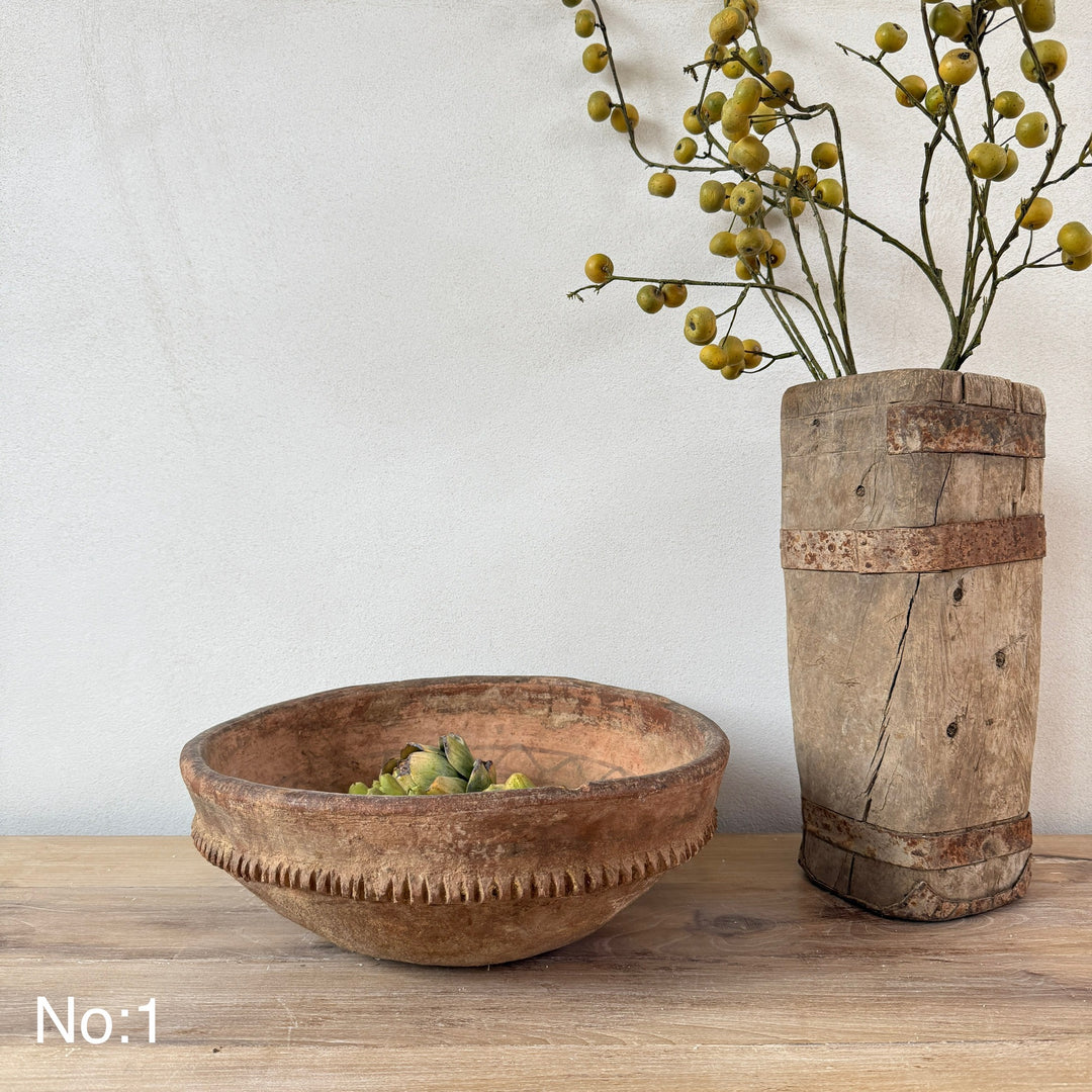 Large Antique Berber Bowls