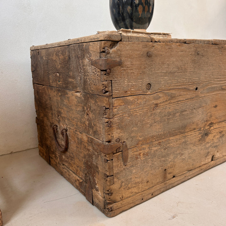 Antique Pine Blanket Box | Albie