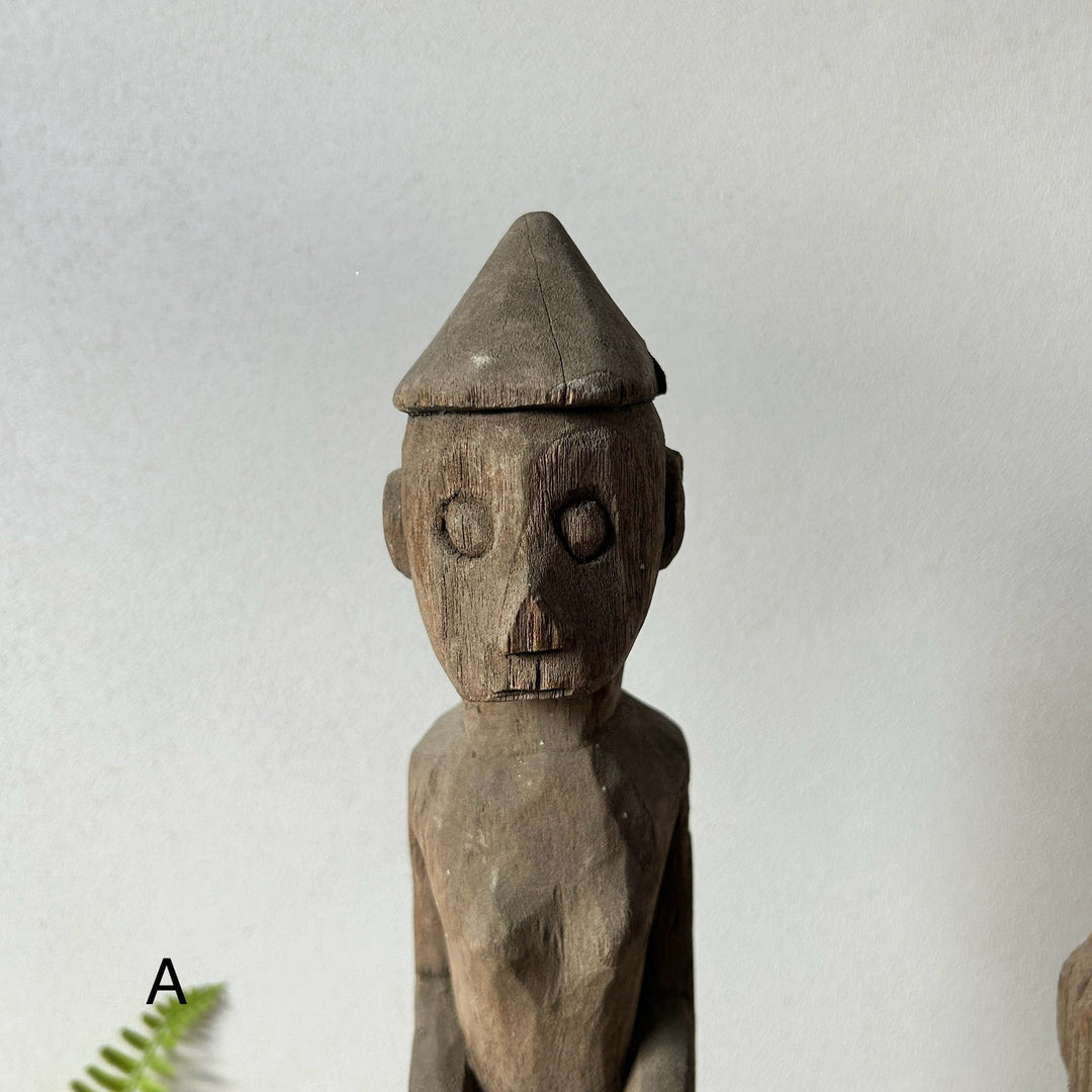 Antique Wooden Monkey Statues | Dewani