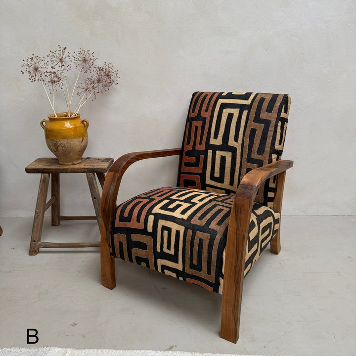 Antique Moroccan Abacca Armchair