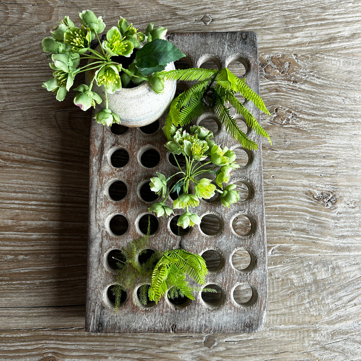 Rustic Antique Wooden Egg Tray