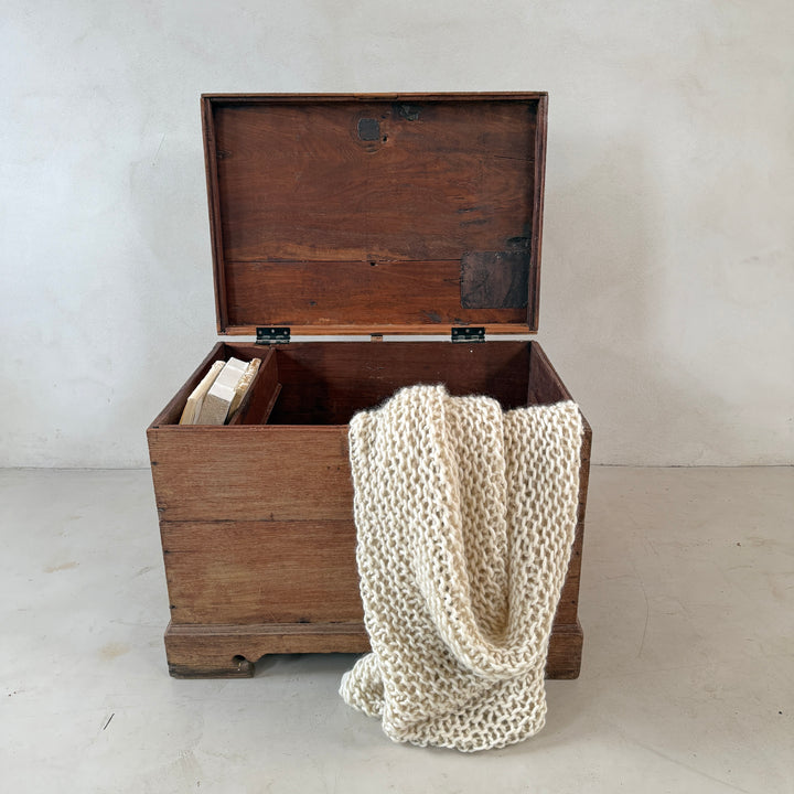 Antique Indian Teak Blanket Box | Harmoni