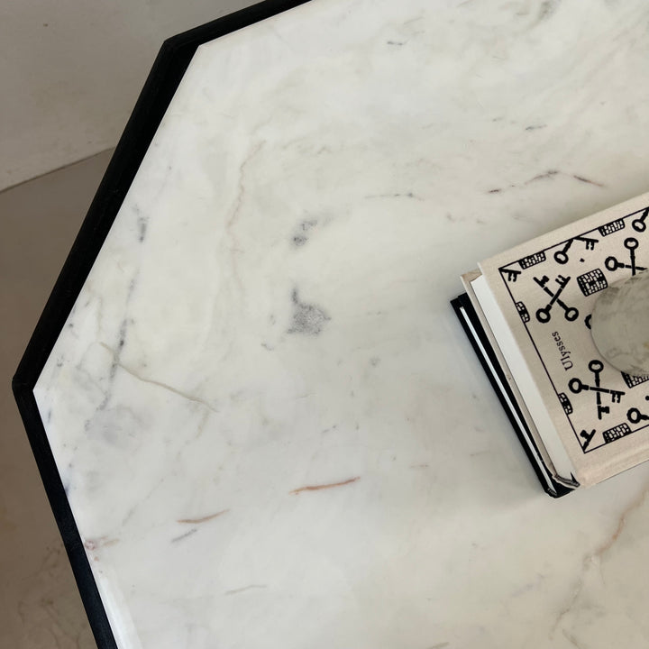 Antique Hexagonal Marble Top Side Table | Balvaird