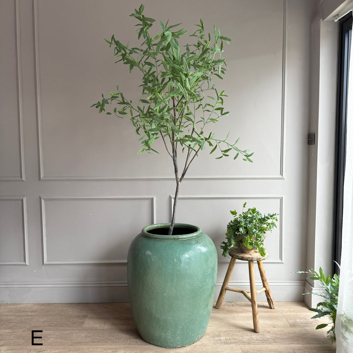 Extra Large Jade Antique Urn