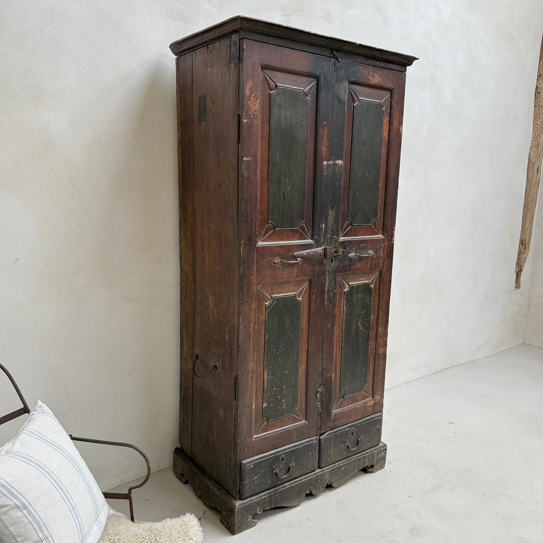 Antique Dark wood Cupboard Dorothy