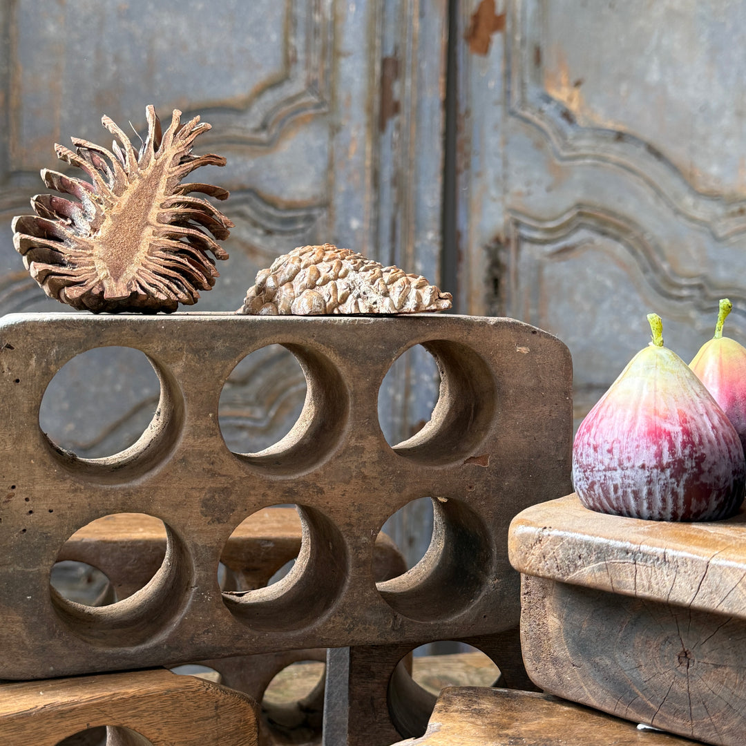 Antique Indonesian Teak Sugar Mould | Primitive Wooden Object