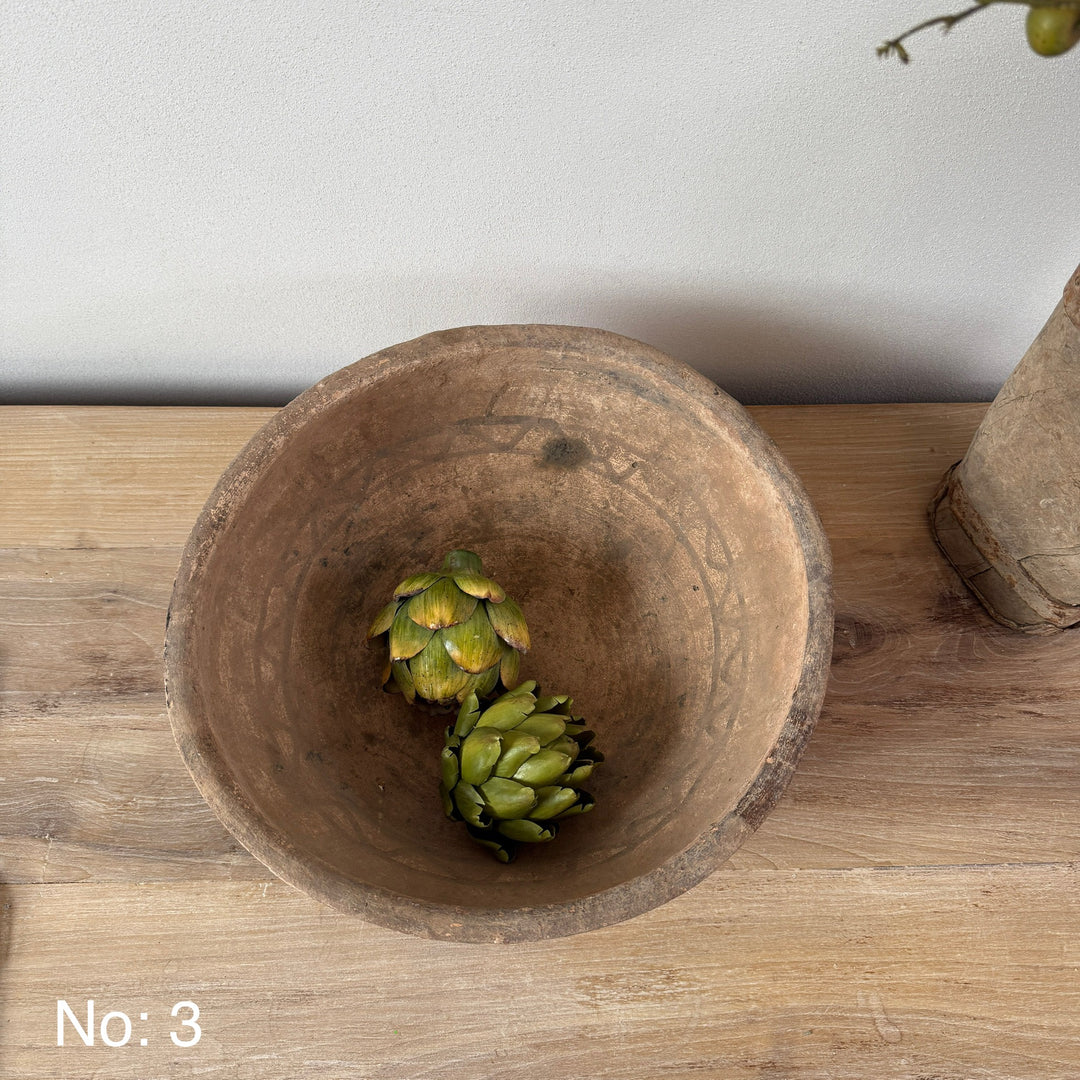 Large Antique Berber Bowls