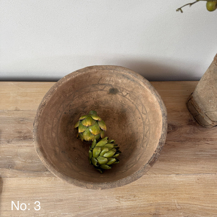 Large Antique Berber Bowls