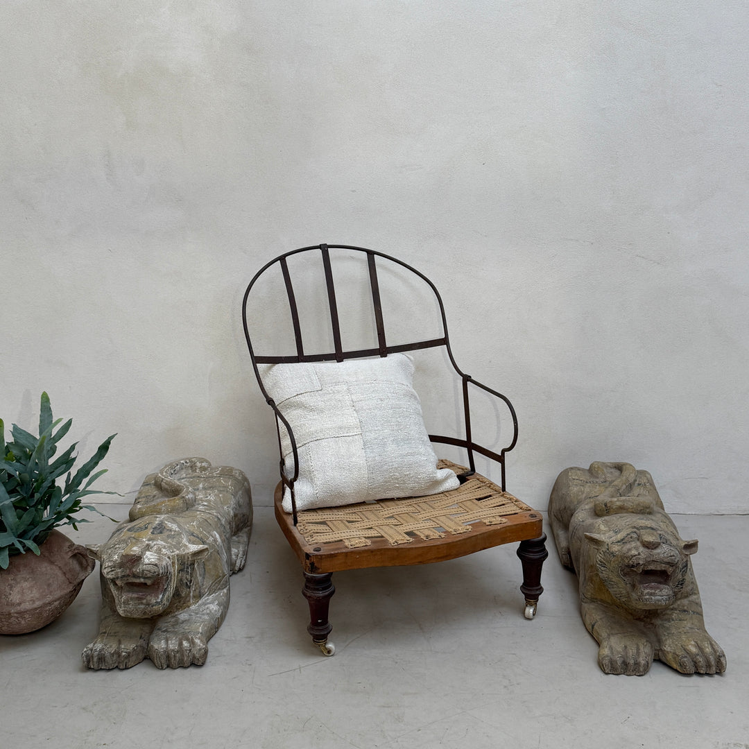 Antique carved wooden Tiger