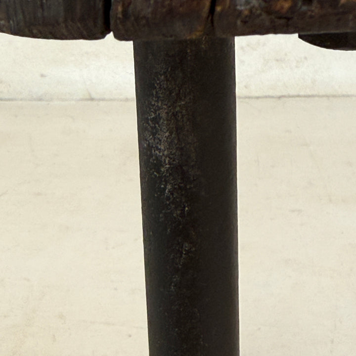 Pair of small burr walnut side tables