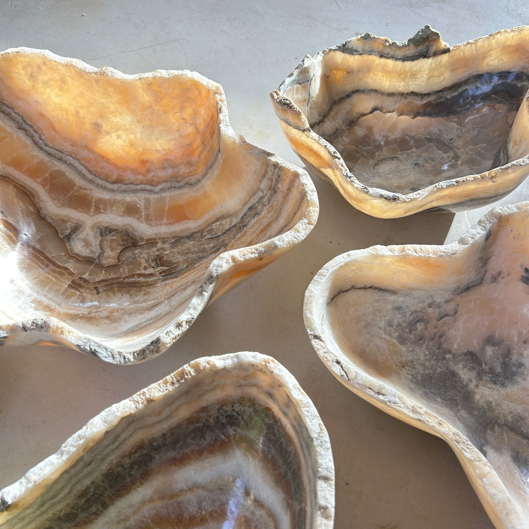 Hand Carved Marble decorative bowls