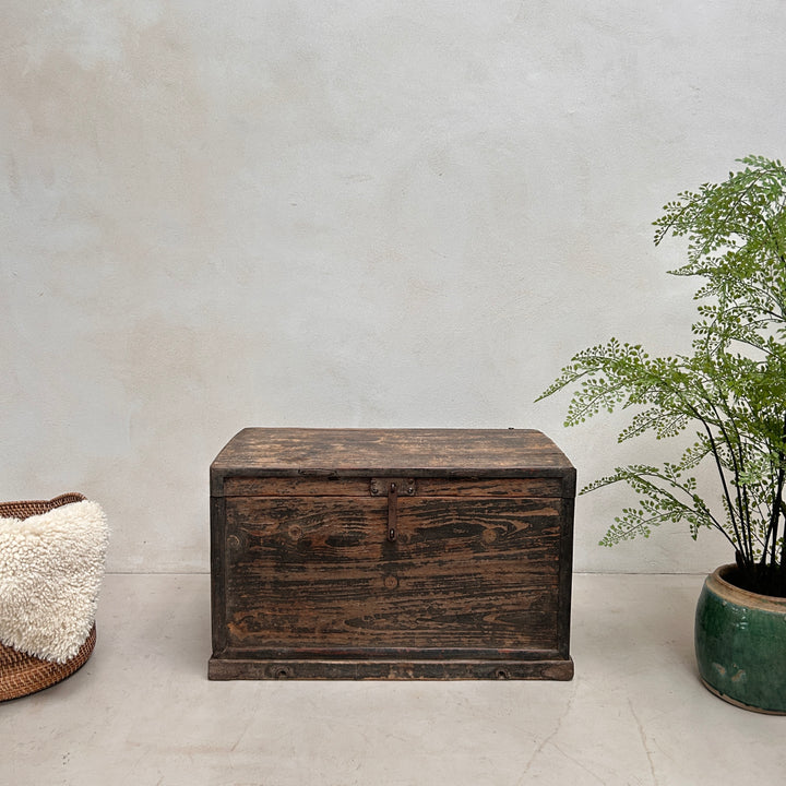 Antique blanket box storage trunk | Esme